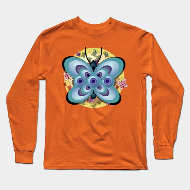 Butterflies Long Sleeve T-Shirt by Zenferren